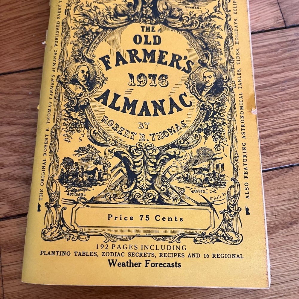 The Old Farmer's Almanac 1976 184th Anniversary Edition Bicentennial (1792-1976) - Picture 5 of 5